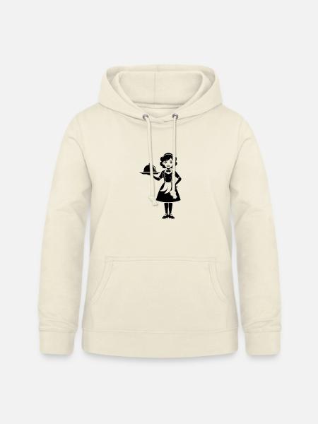 Kellnerin - Frauen Hoodie - Vanille-Milchshake