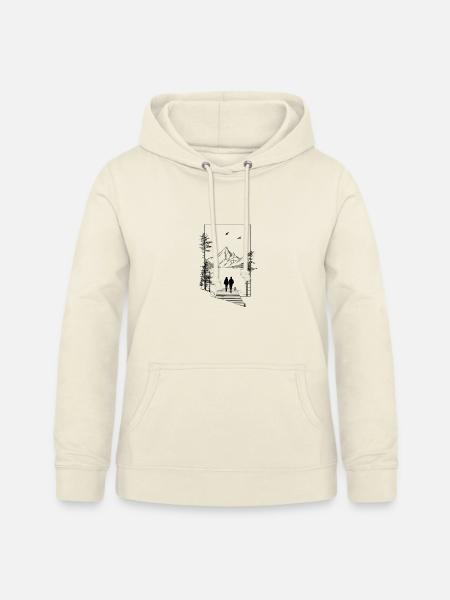Pärchen am See - Frauen Hoodie - Vanille-Milchshake