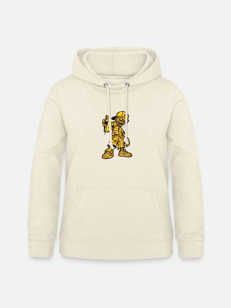 Zombie Graffiti Halloween - Frauen Hoodie - Vanille-Milchshake
