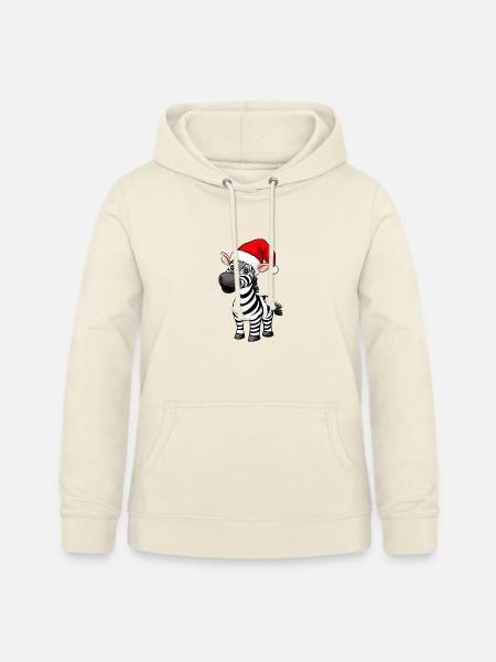 Zebras Weihnachten - Frauen Hoodie - Vanille-Milchshake