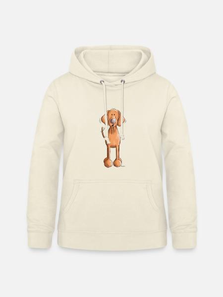 Knuffiger Vizsla - Frauen Hoodie - Vanille-Milchshake