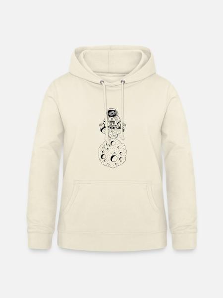 Zen-Astronaut - Frauen Hoodie - Vanille-Milchshake
