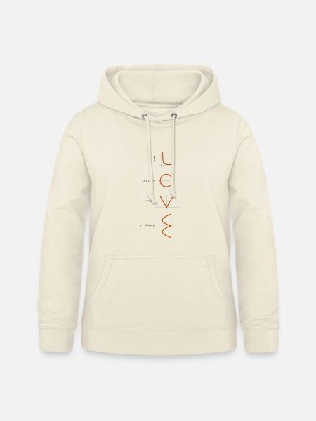 All you need is love - Frauen Hoodie - Vanille-Milchshake