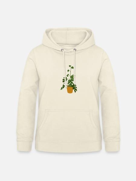 Monstera Deliciosa - Frauen Hoodie - Vanille-Milchshake