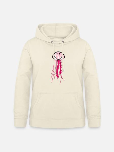 Smiley Jellyfish - Frauen Hoodie - Vanille-Milchshake
