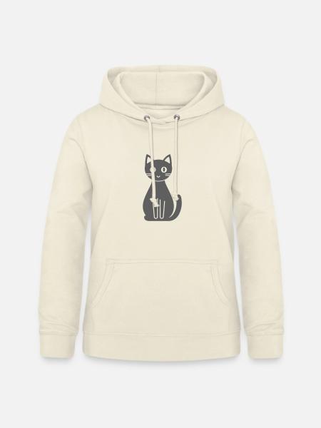 Katze Comic - Frauen Hoodie - Vanille-Milchshake