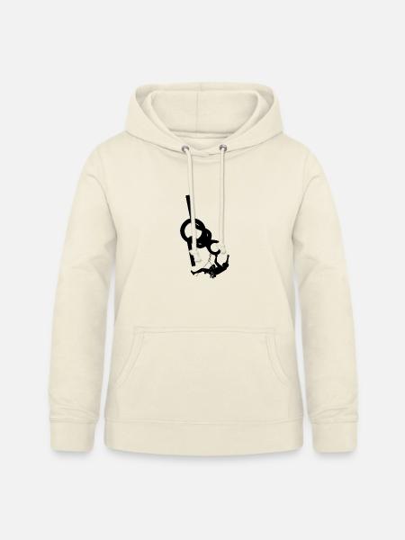klettern bouldern felsklettern berge Bergsport - Frauen Hoodie - Vanille-Milchshake