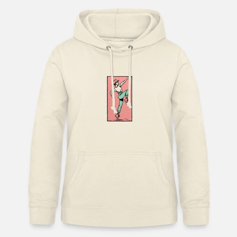 Danseuse #13 - Sweat à capuche Femme - vanille