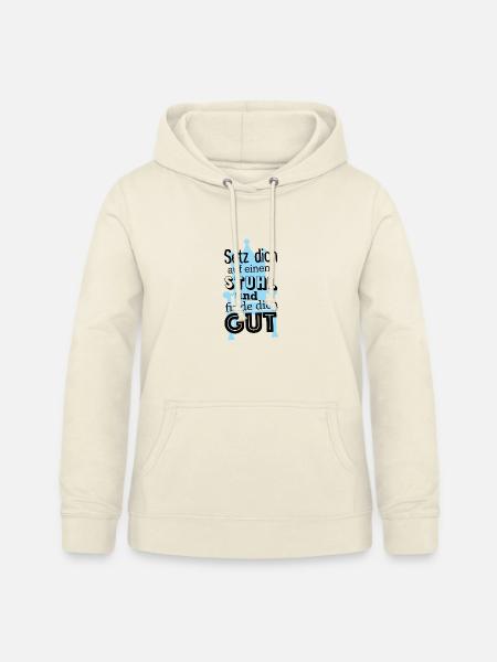 Finde dich gut - Frauen Hoodie - Vanille-Milchshake