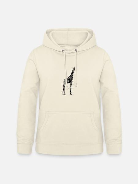 Giraffe Grafik - Frauen Hoodie - Vanille-Milchshake