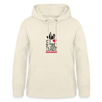 Stadt Liebe Frankfurt Geschenk - Frauen Hoodie - Vanille-Milchshake - Vorne - AI Model Female 172 light (172cm)