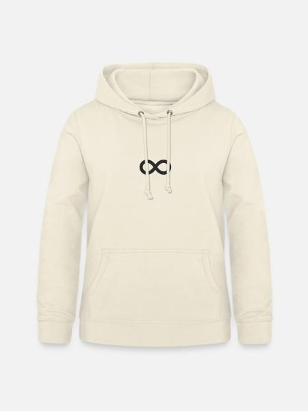 Unendlichkeitszeichen – Minimalistisches Infinity - Frauen Hoodie - Vanille-Milchshake