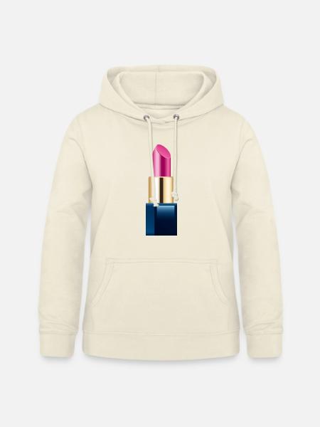 Smiley Lipstick - Frauen Hoodie - Vanille-Milchshake