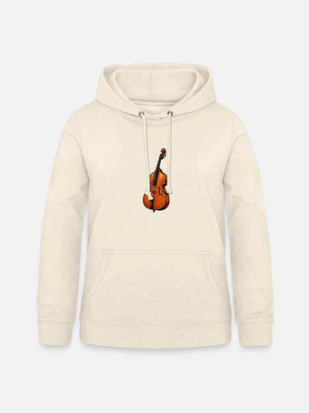 Kontrabass - Frauen Hoodie - Vanille-Milchshake
