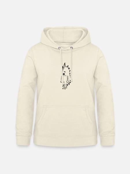 Mürrischer Igel – Kawaii Stachel Comic - Frauen Hoodie - Vanille-Milchshake