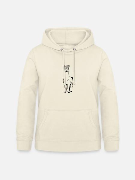 Llama Beanie - Frauen Hoodie - Vanille-Milchshake