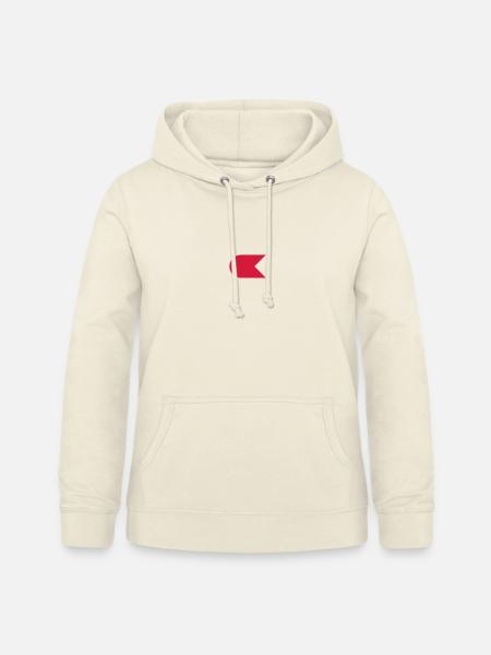 OK Jolle Segelzeichen - Frauen Hoodie - Vanille-Milchshake