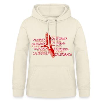 california - Frauen Hoodie - Vanille-Milchshake - Vorne - AI Model Female 172 light (172cm)