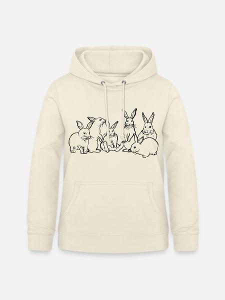 BUNNY GANG - Frauen Hoodie - Vanille-Milchshake
