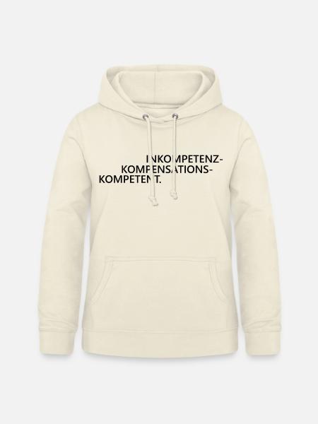Inkompetenzkompensationskompetent Büro Humor Chef - Frauen Hoodie - Vanille-Milchshake
