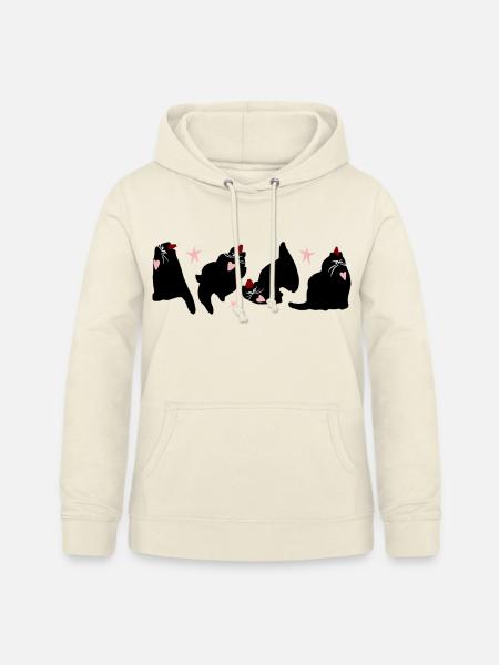 WEIHNACHTSKATZEN - Frauen Hoodie - Vanille-Milchshake