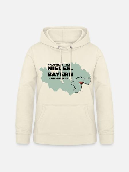 Niederbayern | PASSAU - Frauen Hoodie - Vanille-Milchshake