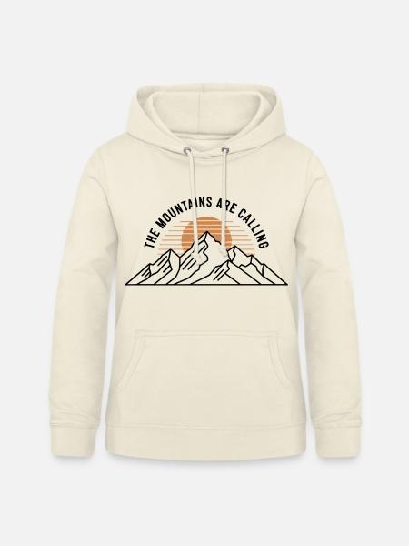 Berge - Spruch - Frauen Hoodie - Vanille-Milchshake