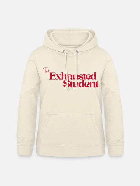 The Exhausted Student  - Frauen Hoodie - Vanille-Milchshake