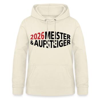 Meister und Aufsteiger 2026  - Frauen Hoodie - Vanille-Milchshake - Vorne - AI Model Female 172 light (172cm)