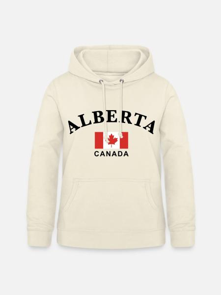 Alberta, Kanada - Frauen Hoodie - Vanille-Milchshake