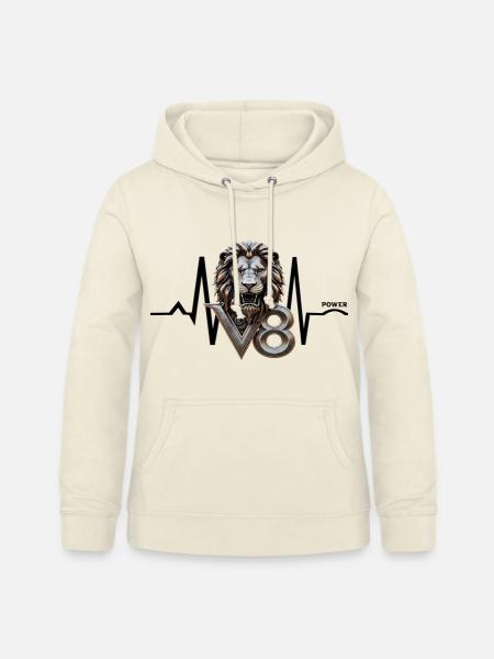 V8 - Frauen Hoodie - Vanille-Milchshake
