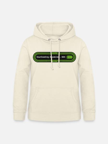 Dopamine 99 Lustige Ladeleiste herunterladen - Frauen Hoodie - Vanille-Milchshake