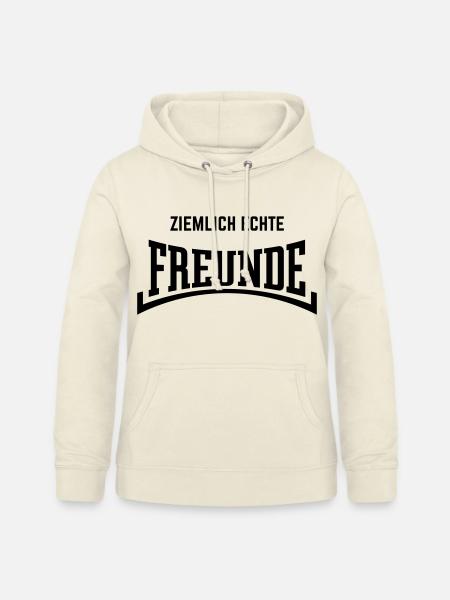 Ziemlich Echte Freunde (Freundschaft / Konkav / B) - Frauen Hoodie - Vanille-Milchshake