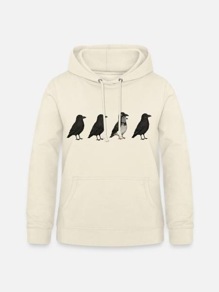 Pigeon Imposter – Crow Disguise Meme - Frauen Hoodie - Vanille-Milchshake