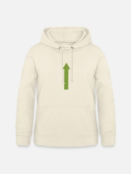 pfeil- - Frauen Hoodie - Vanille-Milchshake