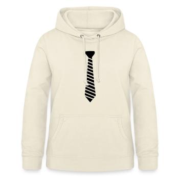 bachelor krawatte - Frauen Hoodie - Vanille-Milchshake - Vorne - AI Model Female 172 light (172cm)