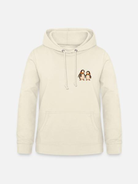 Rainbow Penguin Pride Couple - Frauen Hoodie - Vanille-Milchshake