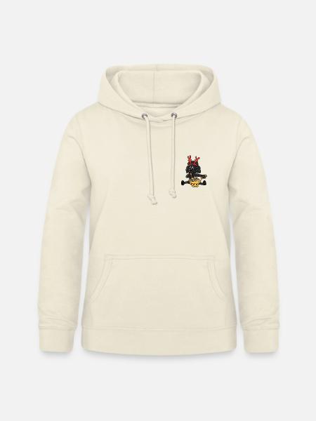 Weihnachten Pudel mit Geweih - Frauen Hoodie - Vanille-Milchshake