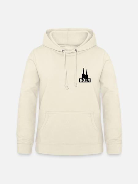 Köln Logo mit dem Kölner Dom - Frauen Hoodie - Vanille-Milchshake