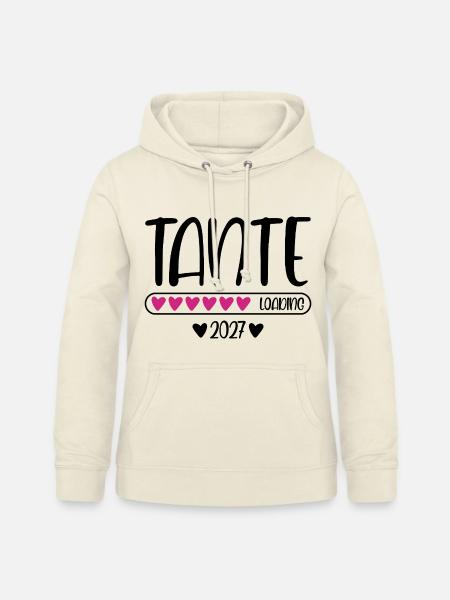 Tante 2027 loading Herzchen Ladebalken - Frauen Hoodie - Vanille-Milchshake