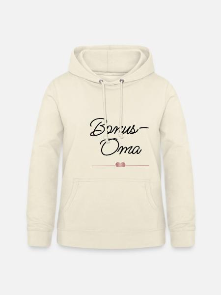 Beste Bonus-Oma mit Herz – Geschenk - Frauen Hoodie - Vanille-Milchshake