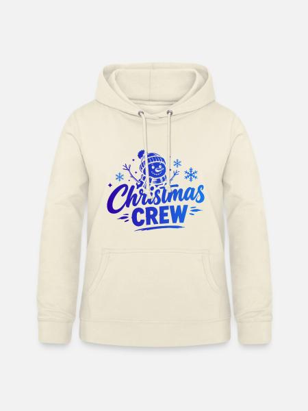 Christmas Crew Schneemann - Frauen Hoodie - Vanille-Milchshake