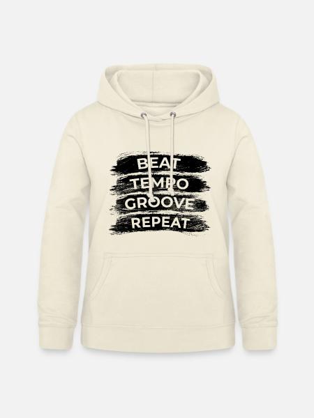 Beat Groove Tempo Repeat - Frauen Hoodie - Vanille-Milchshake