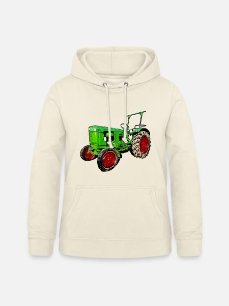 Alter Traktor Deutz D25 - Frauen Hoodie - Vanille-Milchshake