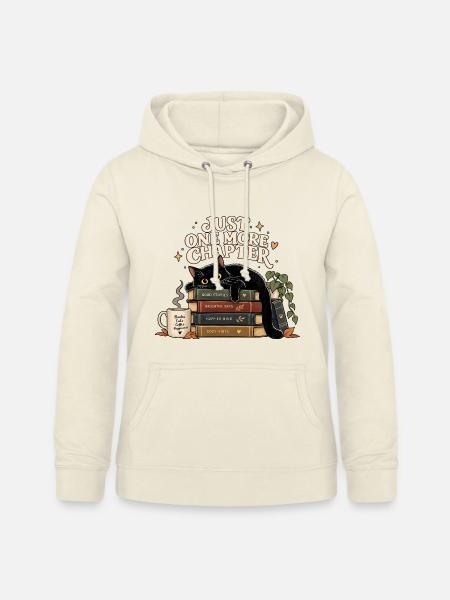 Just One More Chapter Katze - Frauen Hoodie - Vanille-Milchshake