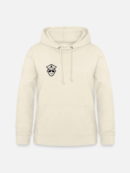 Police supporter - Frauen Hoodie - Vanille-Milchshake