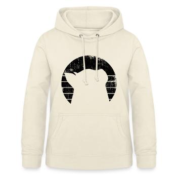 Katze - Frauen Hoodie - Vanille-Milchshake - Vorne - AI Model Female 172 light (172cm)