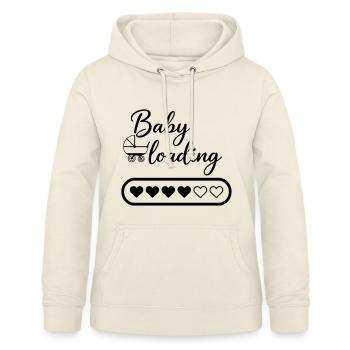Chargement de bébé - Sweat à capuche Femme - vanille - Devant - AI Model Female 172 light (172cm)