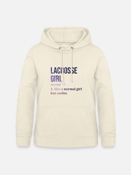 Lacrosse Lacrosse Lacrosse - Frauen Hoodie - Vanille-Milchshake