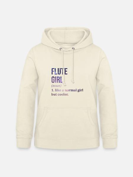 Flöte Flöte Flöte - Frauen Hoodie - Vanille-Milchshake